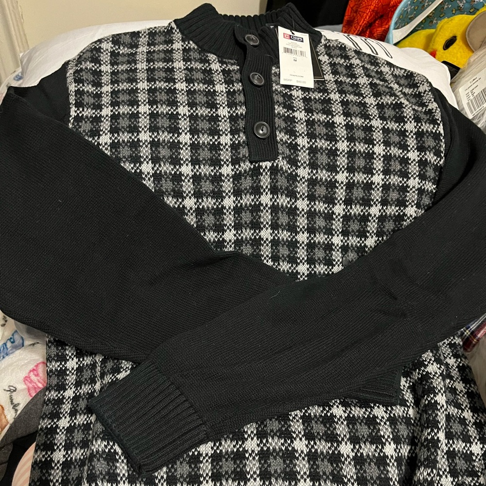 BNWT CHAPS MENS SWEATER